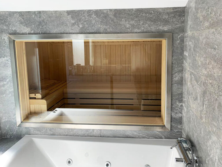 Sauna Individual cristal interior