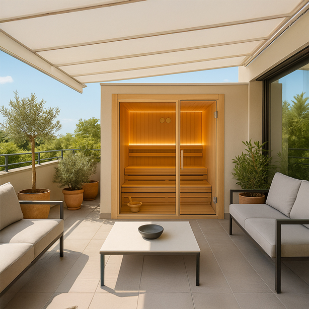 Sauna para terraza