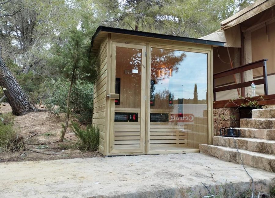 Sauna infrarrojo exterior